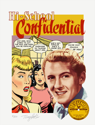 Terry Pastor - Hi-School Confidential - Giclee Print