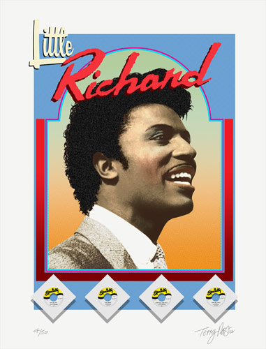 Terry Pastor - Little Richard - Giclee Print