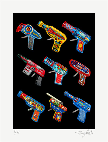 Terry Pastor - Raygun 3 - Giclee Print