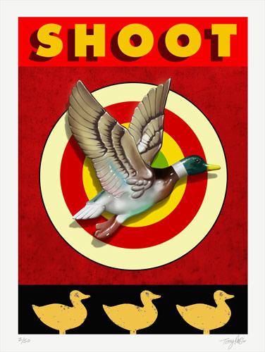 Terry Pastor - Shoot - Giclee Print